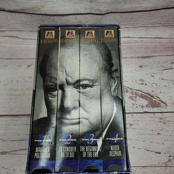 Winston Churchill A&E Biography VHS Set - Picture 7 of 7